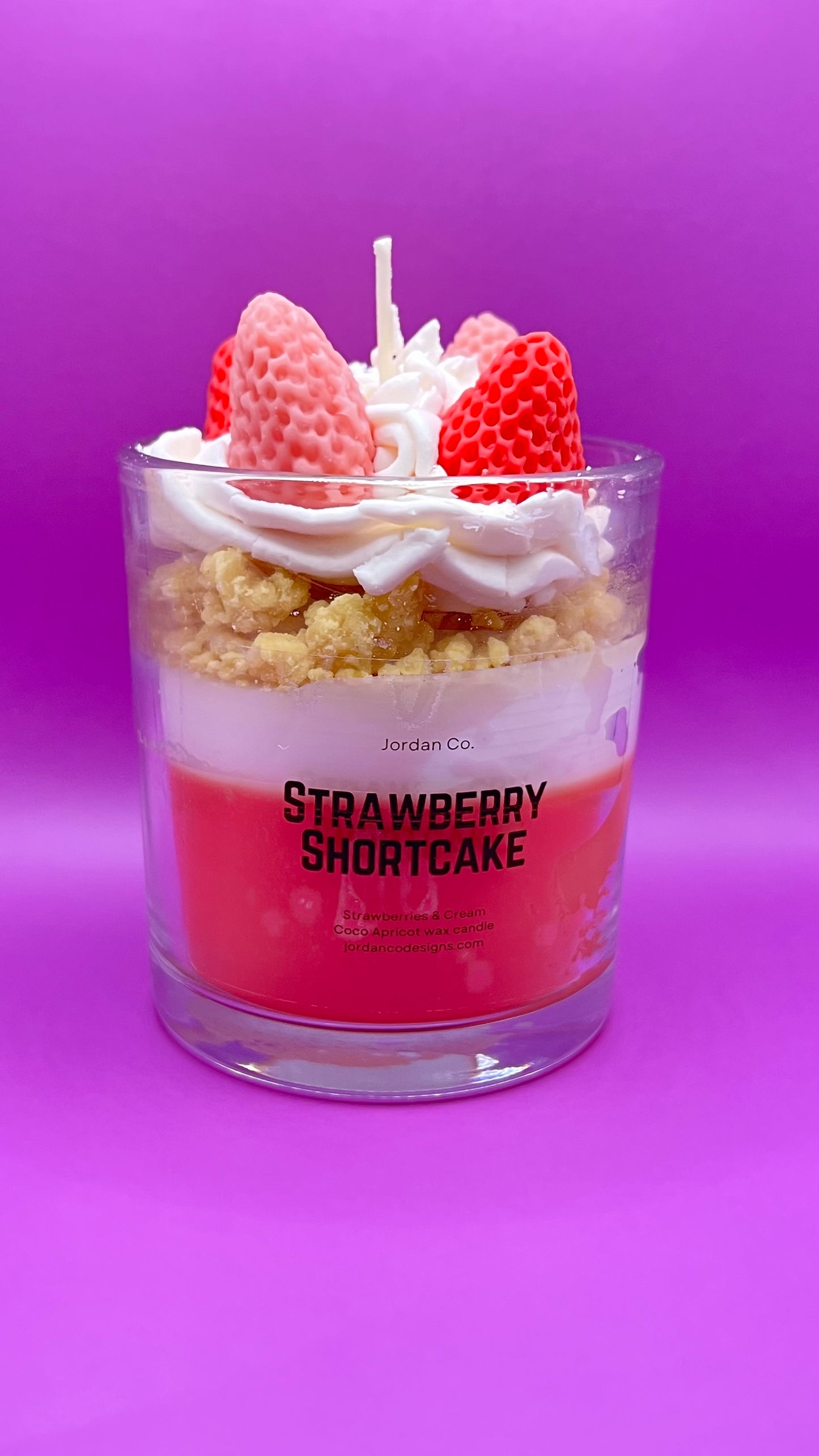 Strawberry Shortcake Scented Candle